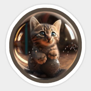 Cute Kitten Sticker